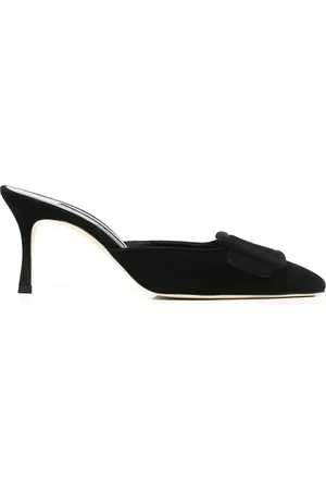 Manolo Blahnik Maysale mules med spænde