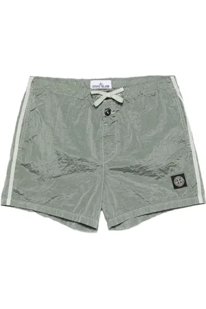 Stone Island Badeshorts med krøllet effekt