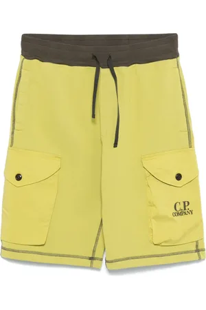 C.P. Company Cargo-shorts i fleece med diagonalt design