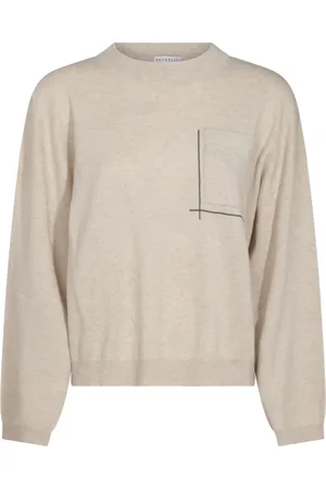 Brunello Cucinelli Sweater med Monili-kædedetalje