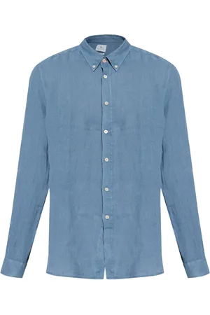 Paul Smith Chambray-skjorta med knäppning
