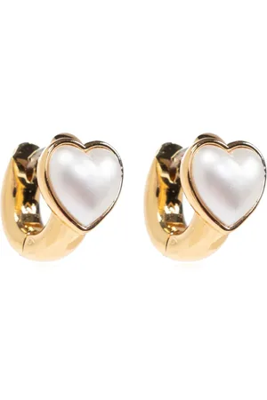 Kate Spade Keep Sparkling Heart huggie-øreringe