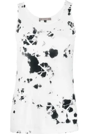 SUZUSAN Madara tanktop med batiktryk