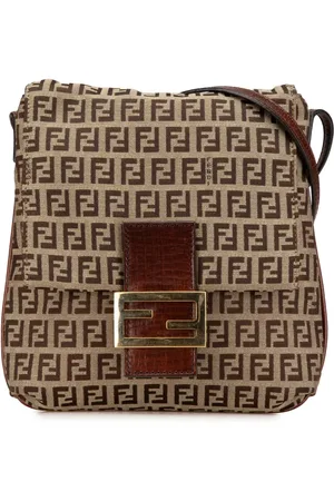 Fendi Crossbody-taske med Zucchino-kanvas fra 2000-2010