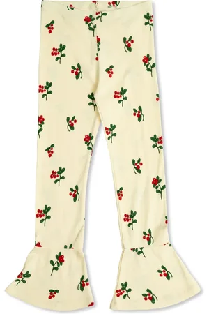 Mini Rodini Leggings med kirsebærtryk