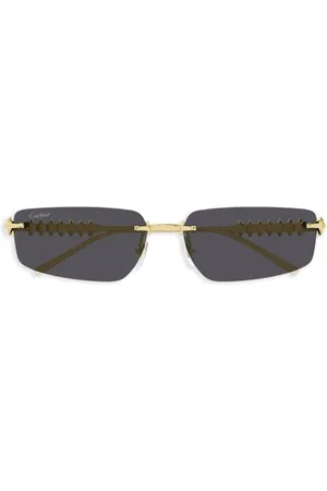 Cartier Solglasögon med geometriska bågar