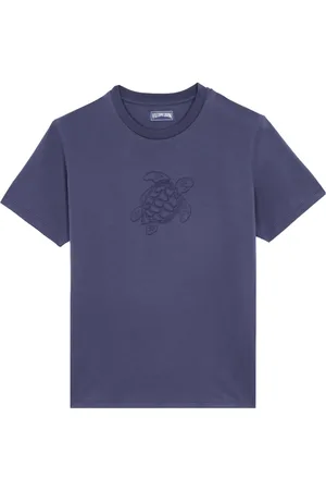 Vilebrequin T-shirt med skildpaddebroderi