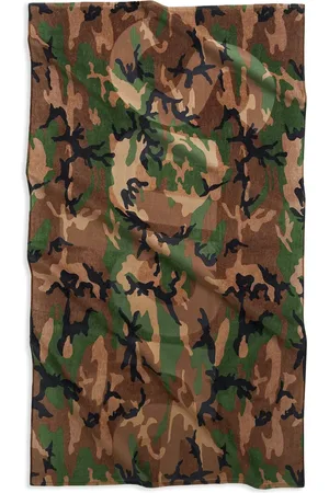 Supreme SS24 - Woodland Camo handduk med logotyp