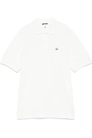 C.P. Company Piqué-vævet polo