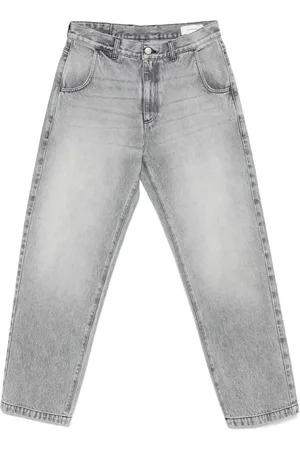 mfpen Jeans med smal pasform og forvasket effekt