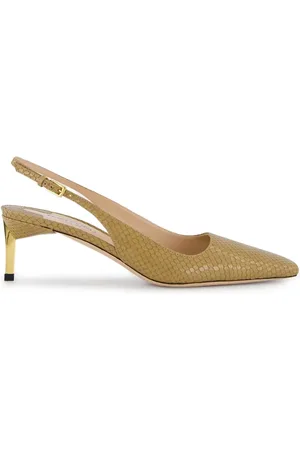 Tom Ford Slingback-pumps med præget slangeskind
