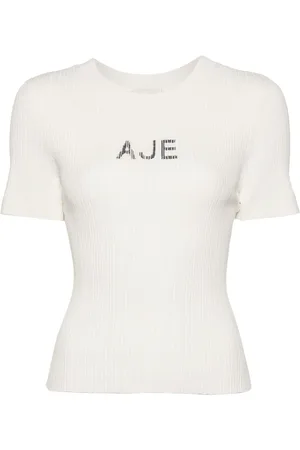 AJE Ribstrikket top