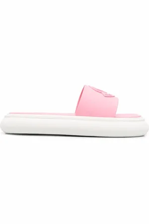 Moncler Jeanne sandaler med præget logo