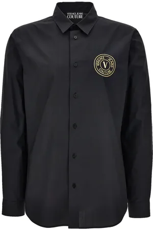 VERSACE Skjorte med V-emblem