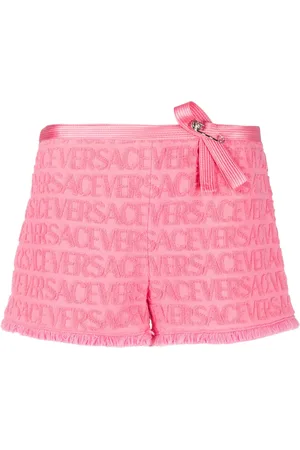 VERSACE Shorts med sløjfeudsmykning