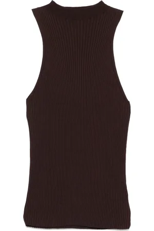 Roberto Collina Ribstrikket top
