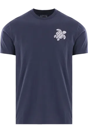 Vilebrequin T-shirt med skildpaddebroderi
