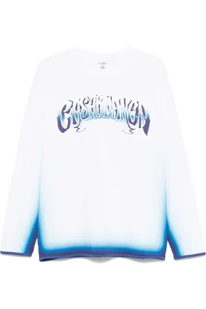 Casablanca T-shirt med falmet logo