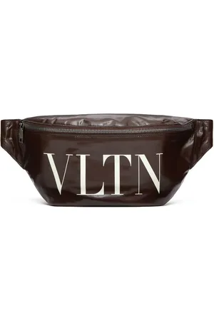 VALENTINO GARAVANI Bæltetaske i læder med logotryk