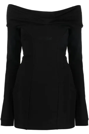 GCDS Kort kjole med off-shoulder-snit