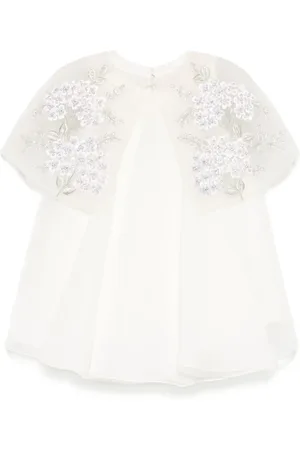 Maison Ava Kort kjole med perlebroderi