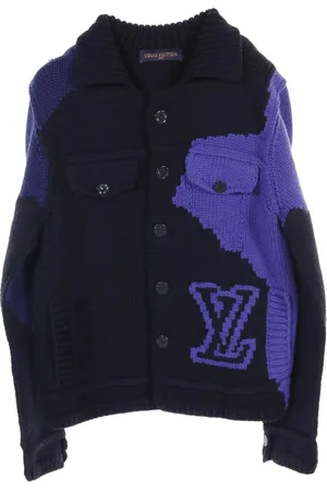 LOUIS VUITTON Intarsiastrikket cardigan med mønster fra 2010