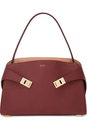 Salvatore Ferragamo Tofarvet Hug M skuldertaske