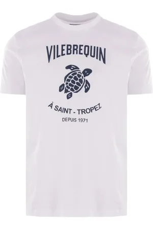 Vilebrequin T-shirt med skildpadde-tryk