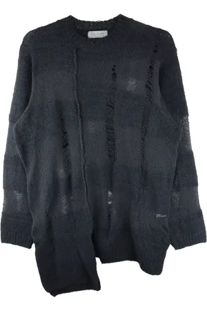 YOHJI YAMAMOTO Sweater med slitageeffekt
