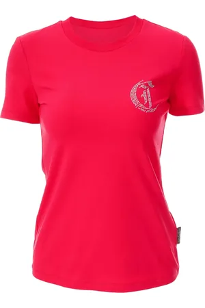 Roberto Cavalli T-shirt med logoudsmykning
