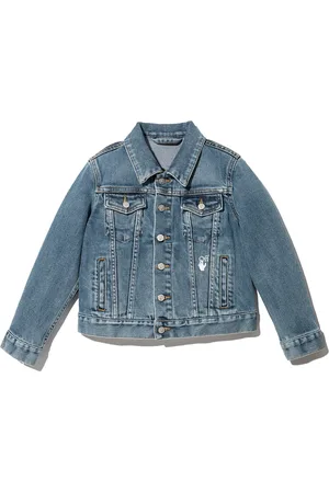 OFF-WHITE Denimjakke med pile-knapper