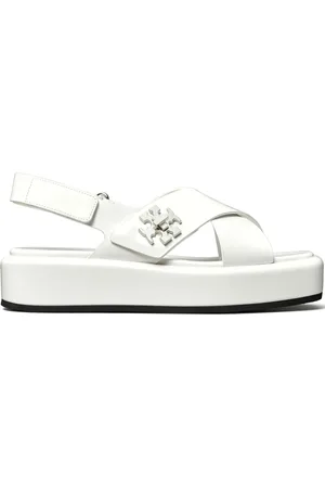 Tory Burch 40 mm sandaler med plateausål og T-lås