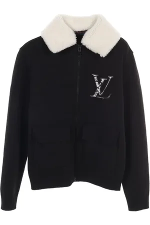 LOUIS VUITTON Strikket jakke med lammeskindskrave fra 2010