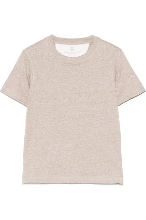 Brunello Cucinelli T-shirt med meleret effekt