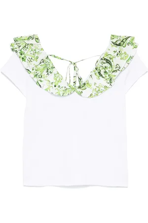 Liu Jo T-shirt med mönstrad rysch