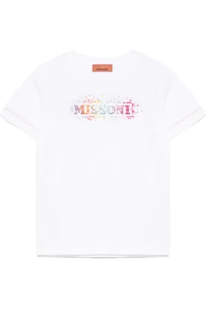Missoni T-shirt med logoudsmykning