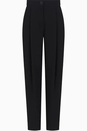 Armani Exchange Bukser med lige ben og krøllet effekt