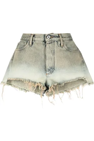 OFF-WHITE Laundry shorts med rå kant