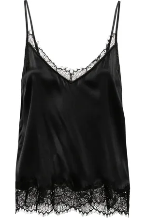 MAX & MOI Tia top med blomstrede blonde