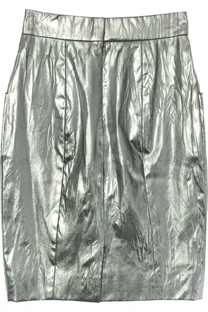 CHANEL Metallisk nederdel fra 1986-1988