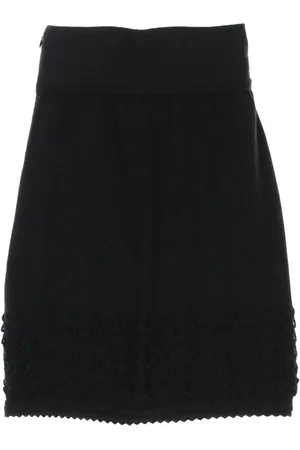 CHANEL Strikket nederdel fra 1986-1988