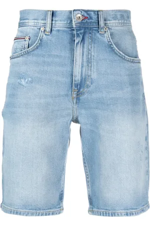 Tommy Hilfiger Brooklyn denimshorts med slitageeffekt