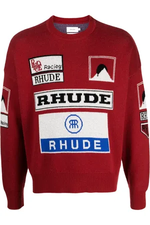Rhude Intarsia-strikket Ayrton trøje