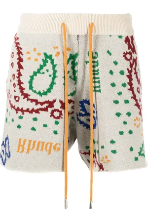 Rhude Intarsiastrikkede shorts i merino-kashmir