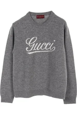 Gucci Intarsiastrikket sweater med logo fra 2020