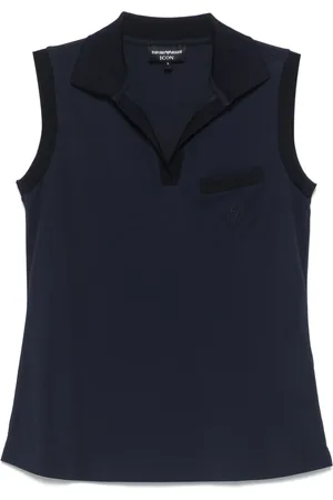 Emporio Armani Vest med broderet logo