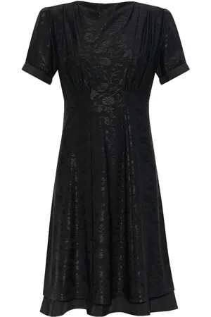 Jil Sander Blomstret kjole i jacquard