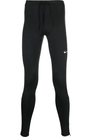 Nike Swoosh logo-print running leggings