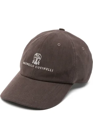Brunello Cucinelli Kasket med broderet logo
