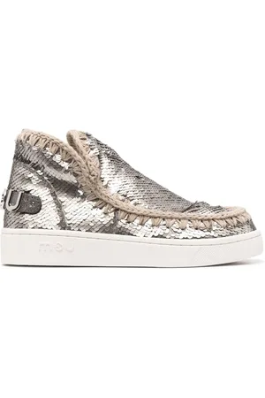 Mou Sneaker-støvler med pailletter